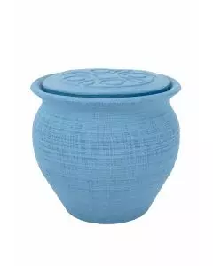 Kara - Urne céramique couleur bleue