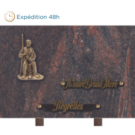 Plaque Murale Décorative "Ici Habite Un Pêcheur" - 15x21 Cm - Neuf Sous Emballage