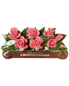 Devant de tombe boutons de roses Floralie - 35cm